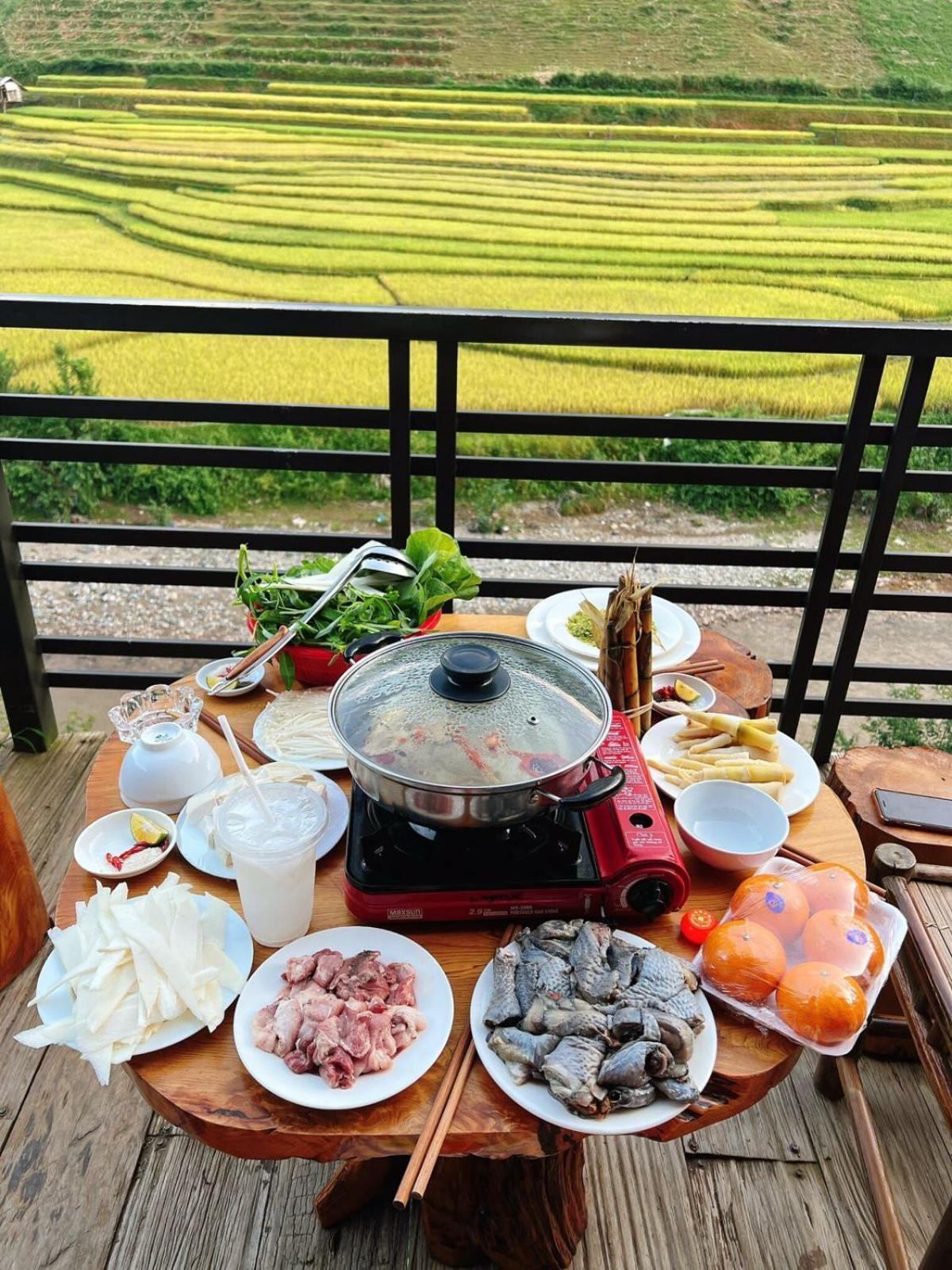 Dong Suoi H'Mong Homestay & Bungalow - Trek & Vegetarian Food Mu Cang Chai Eksteriør bilde