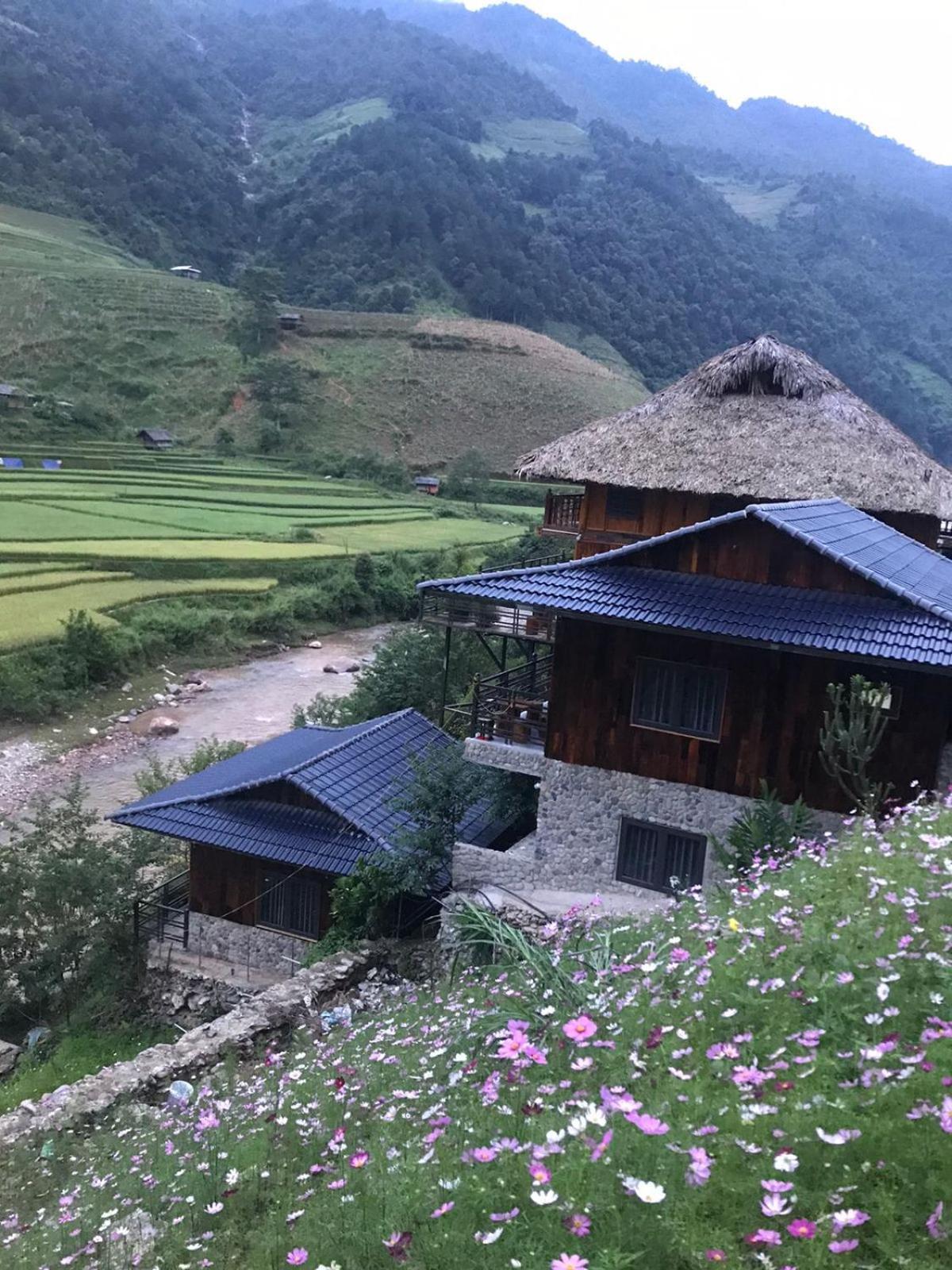 Dong Suoi H'Mong Homestay & Bungalow - Trek & Vegetarian Food Mu Cang Chai Eksteriør bilde