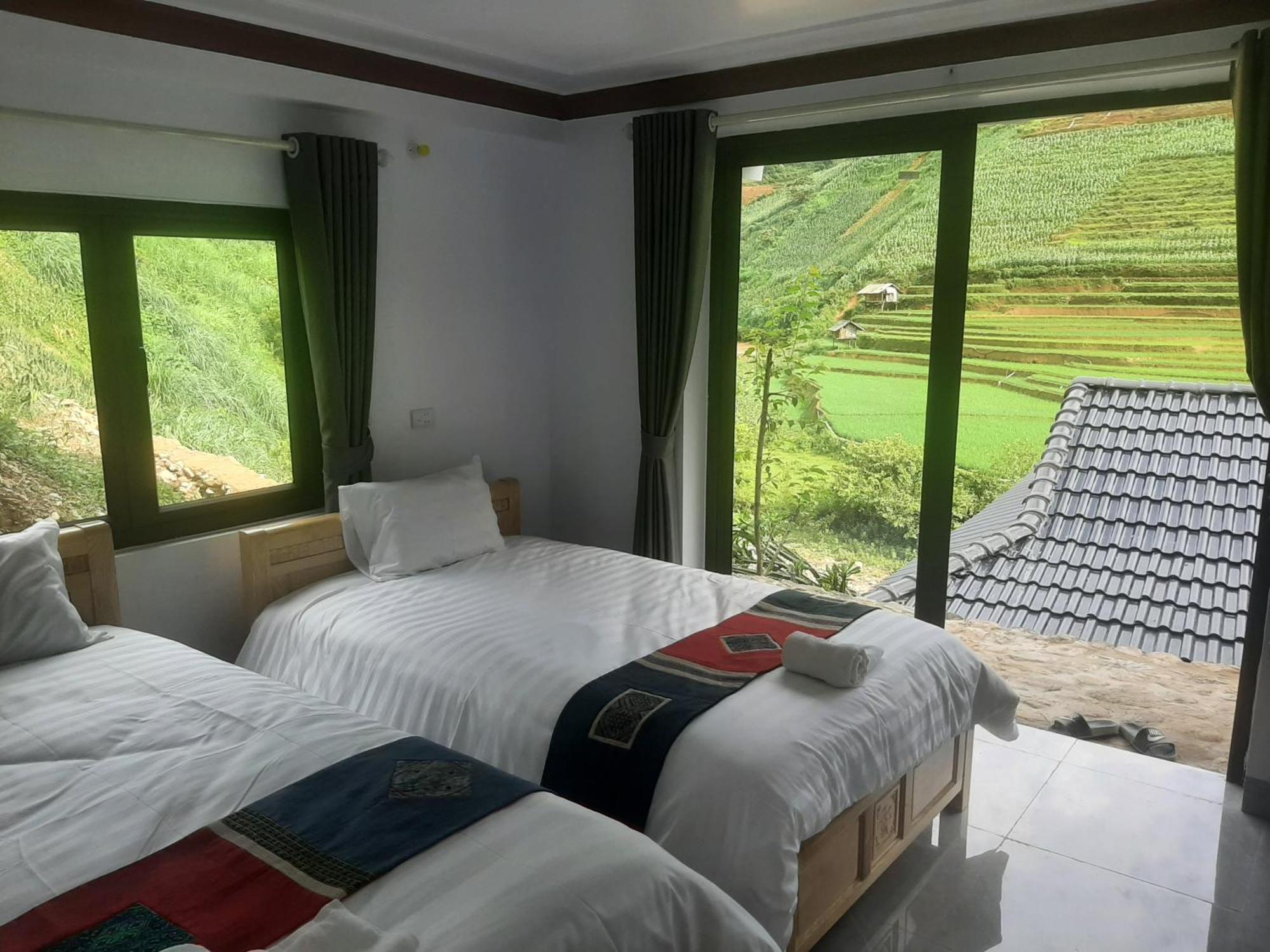 Dong Suoi H'Mong Homestay & Bungalow - Trek & Vegetarian Food Mu Cang Chai Eksteriør bilde